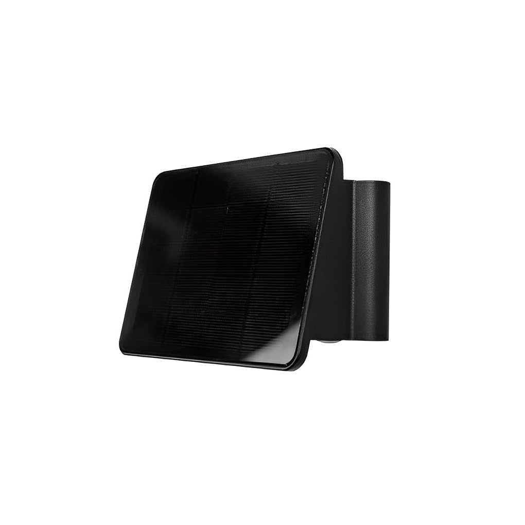 Outdoor LED Solar Powered Black Wall Lamps