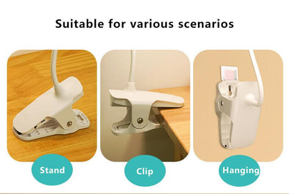Compact Rechargeable LED Desk Lamp with Night Light