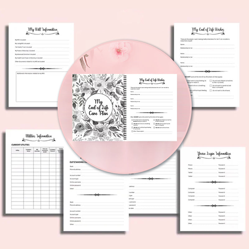 Funeral Life Planner Notebook