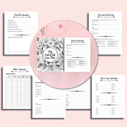 Funeral Life Planner Notebook