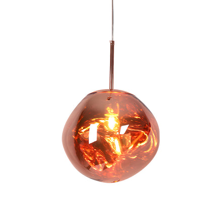 Unique Handmade Glass Ball Modern Pendant Light