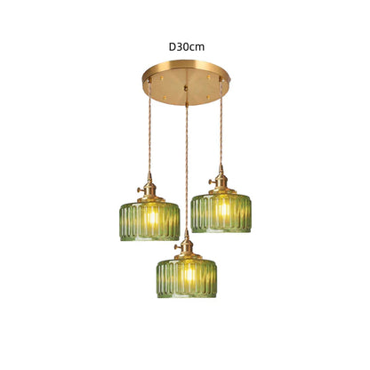 Classic Elegant Glass Drop Pendant Light