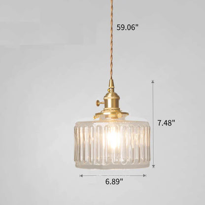 Classic Elegant Glass Drop Pendant Light