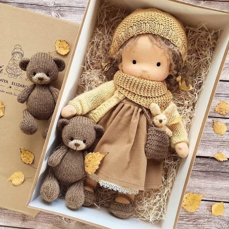 Unique Artisan Wooden Doll Cofik