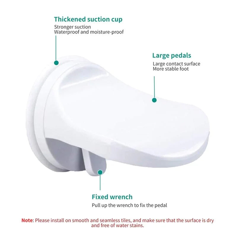 Comfortable Shower Foot Pedestal Stand