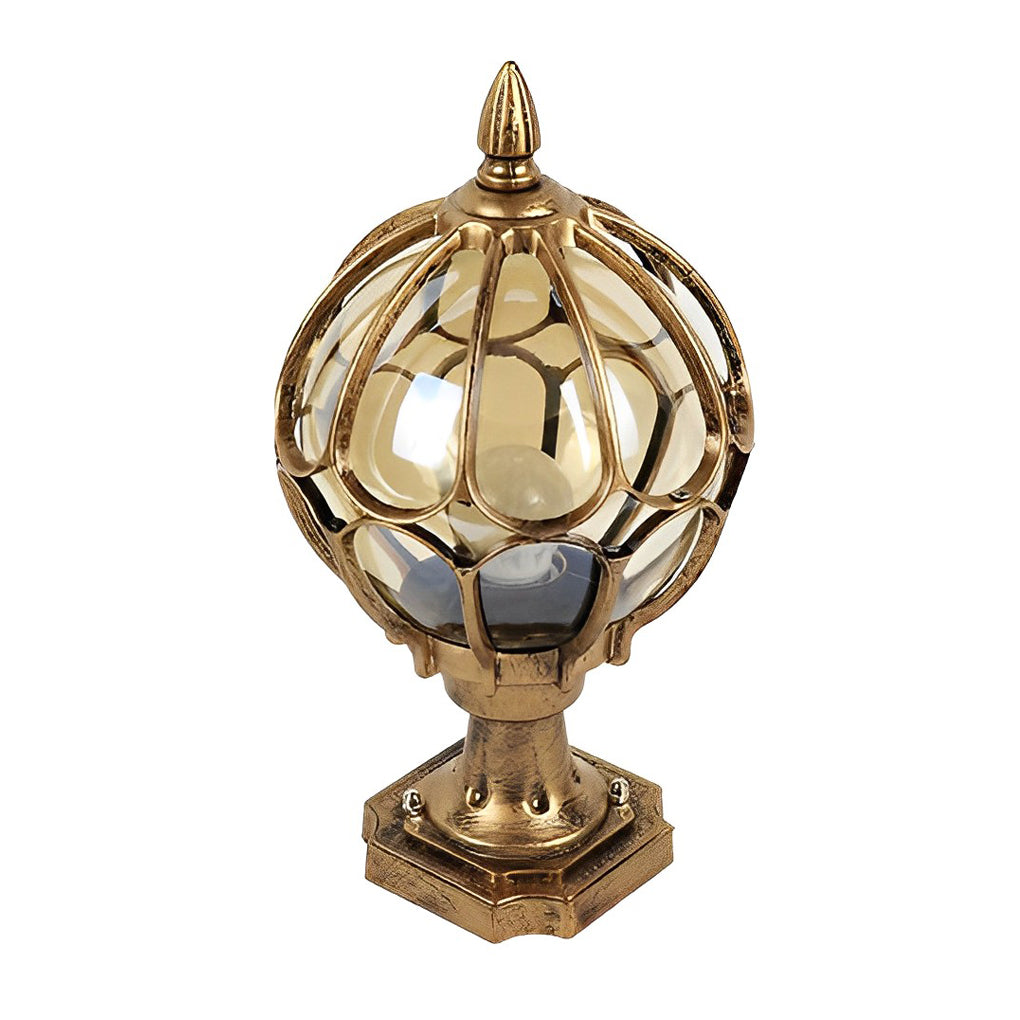 Classic Exterior Wall Lantern with Clear Glass Shade