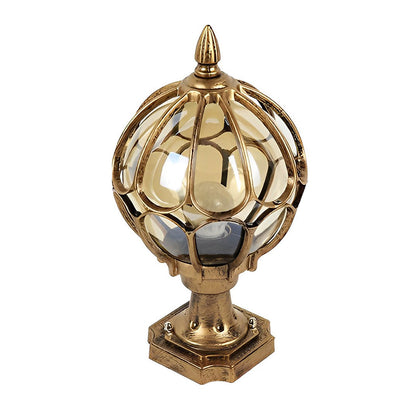 Classic Exterior Wall Lantern with Clear Glass Shade