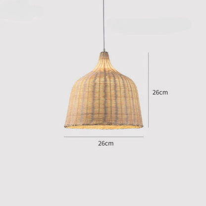 Natural Woven Rattan Hanging Lamp
