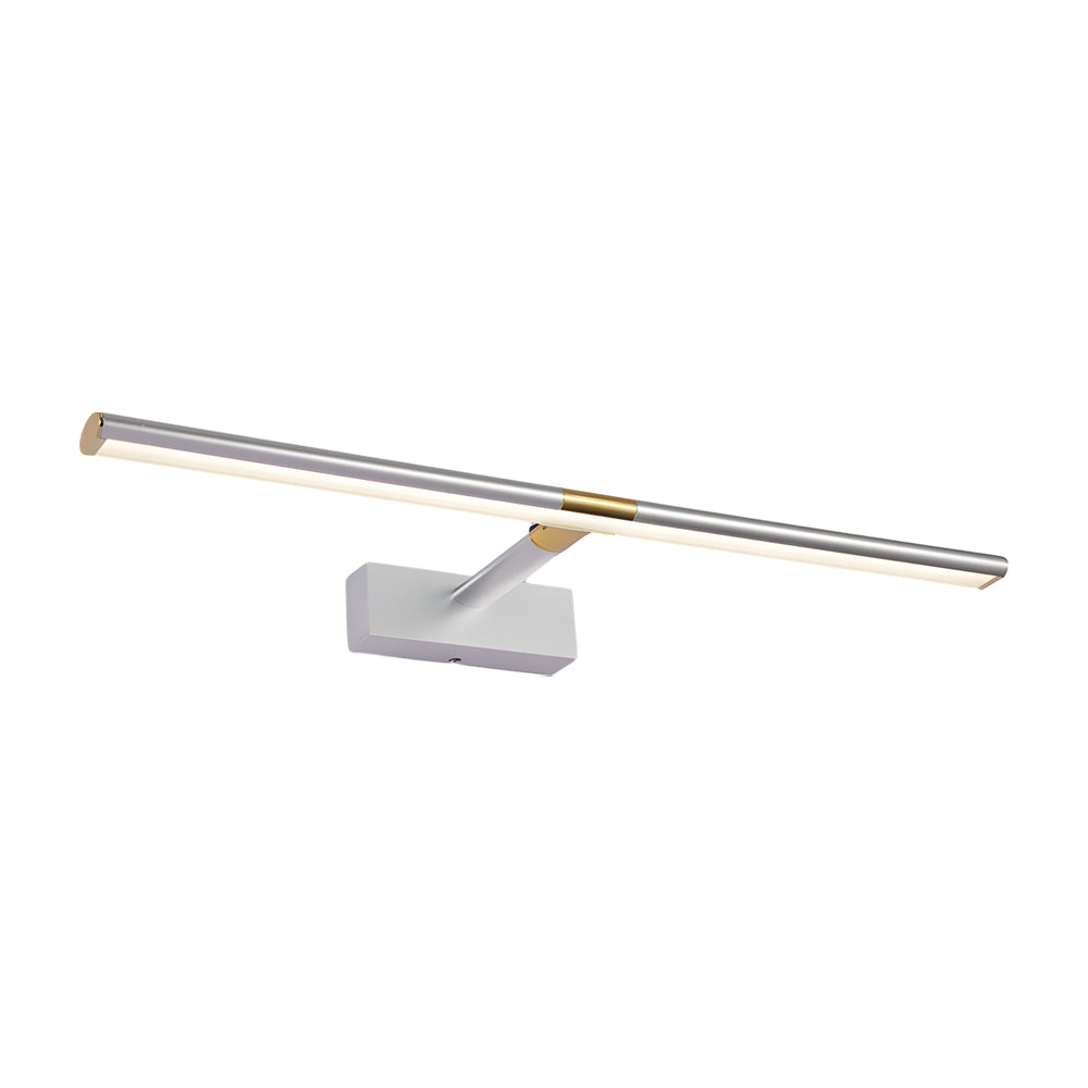 Adjustable LED Bath Light with Extending Arm and Matte Finish