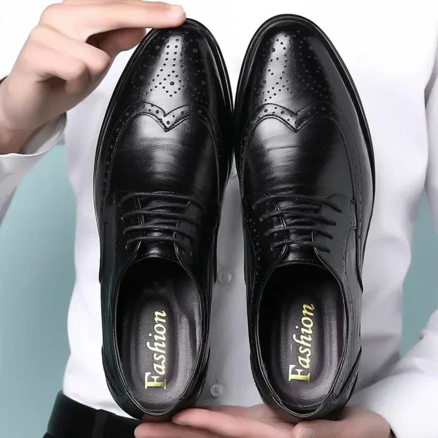 Premium Leather Mens Formal Shoes - Cofik