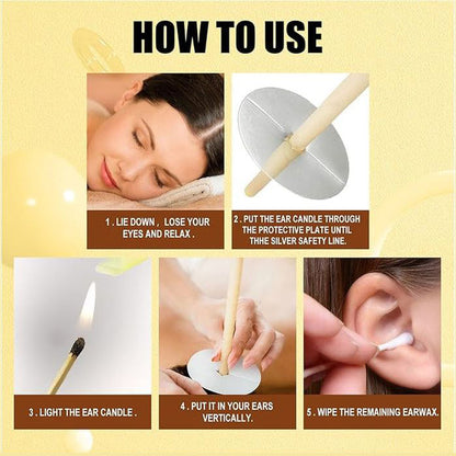 Natural Wax Ear Therapy Candles