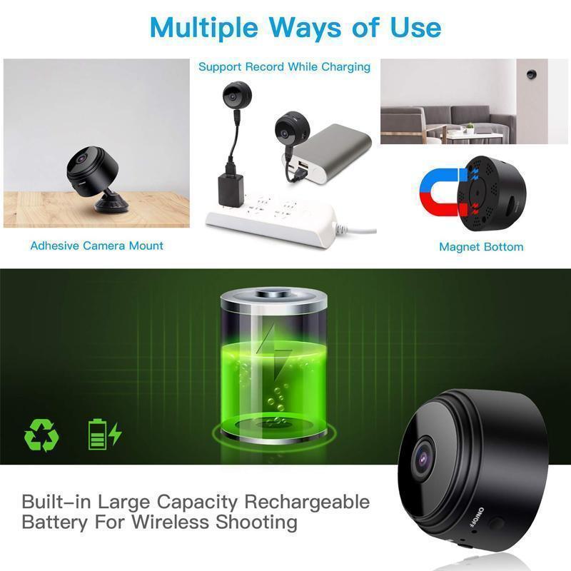 Compact WiFi Rear View Mini Camera
