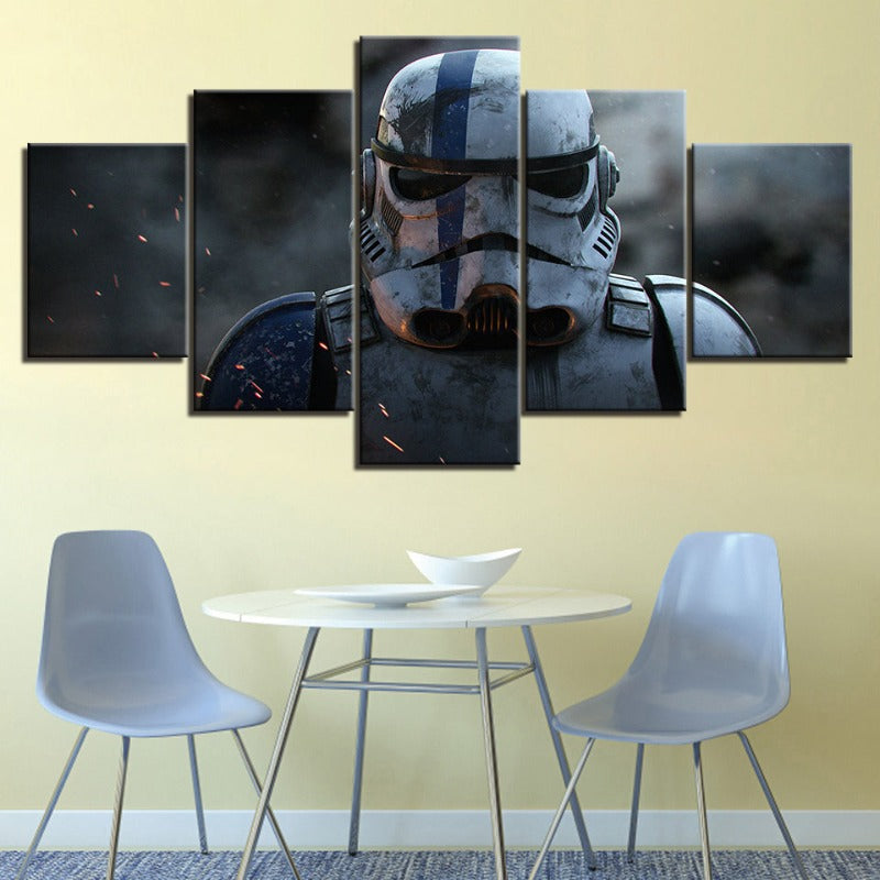 Star Wars Stormtrooper 5-Piece HD Canvas Wall Art - Cofik