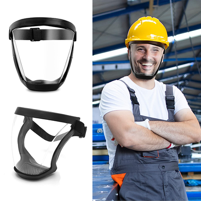 Clear Safety Full Face Protective Mask Shield