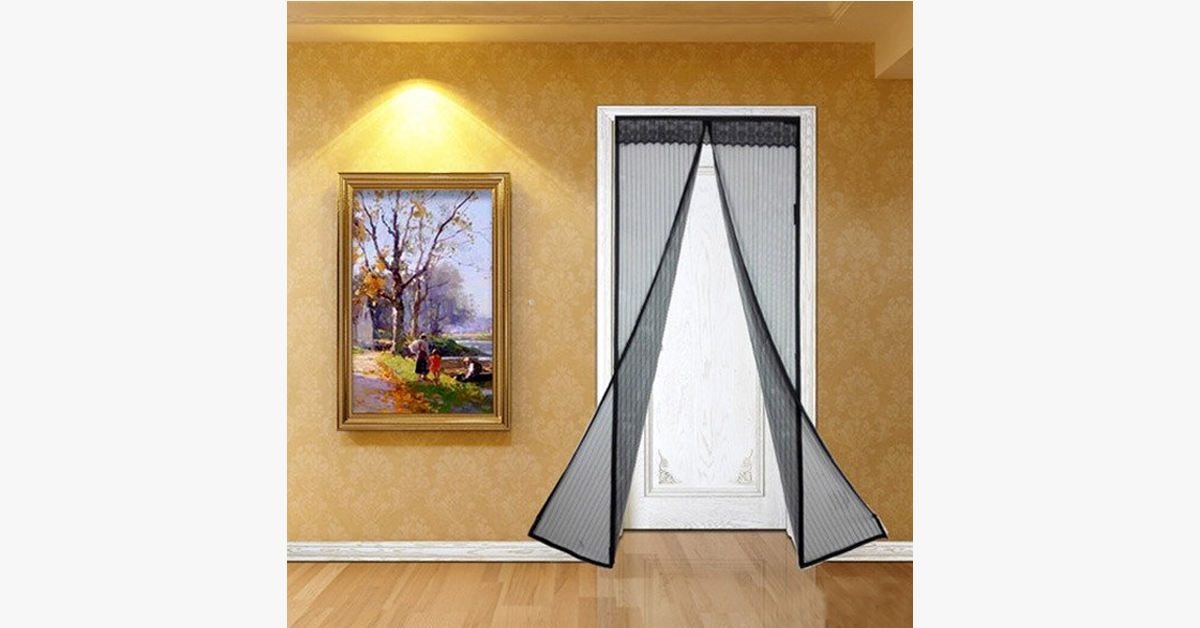 Magnetic Screen Door with Insect Mesh Protector - Cofik