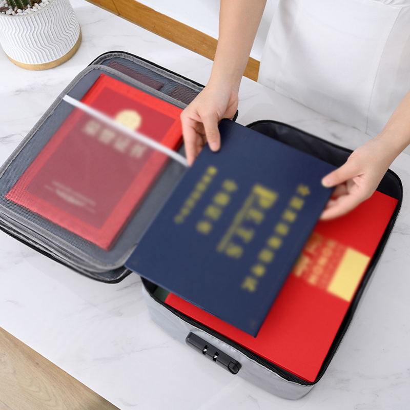 Waterproof Fireproof Document Storage Pouch