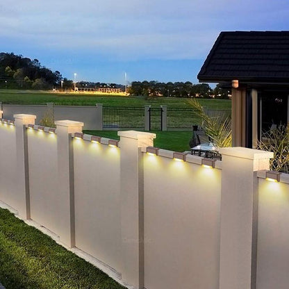 Solar Powered Outdoor Step Lights (4 Pack)
