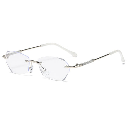 Stylish Rimless Blue Light Blocking Readers