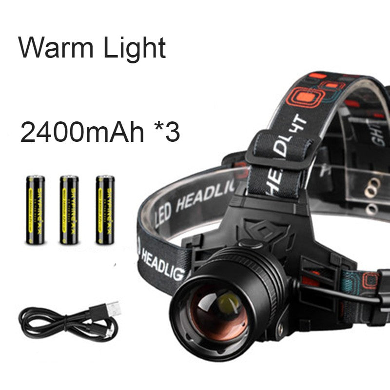 Bright LED Outdoor Headlamp with Adjustable Light