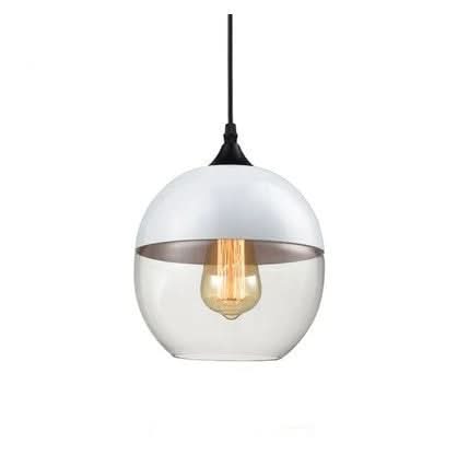 Unique Wooden Glass Hanging Lamp Adjustable