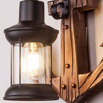 Rustic Nautical LED Wall Lamp