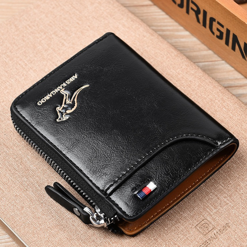 Secure Men's Leather RFID Blocking Wallet - Cofik