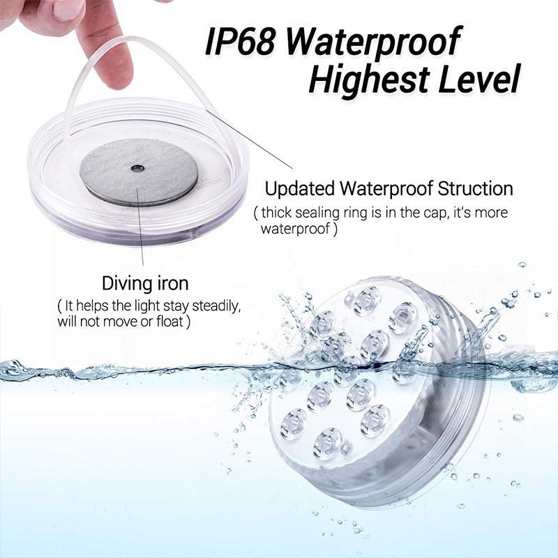 Rechargeable Submersible Magnetic LED Work Light