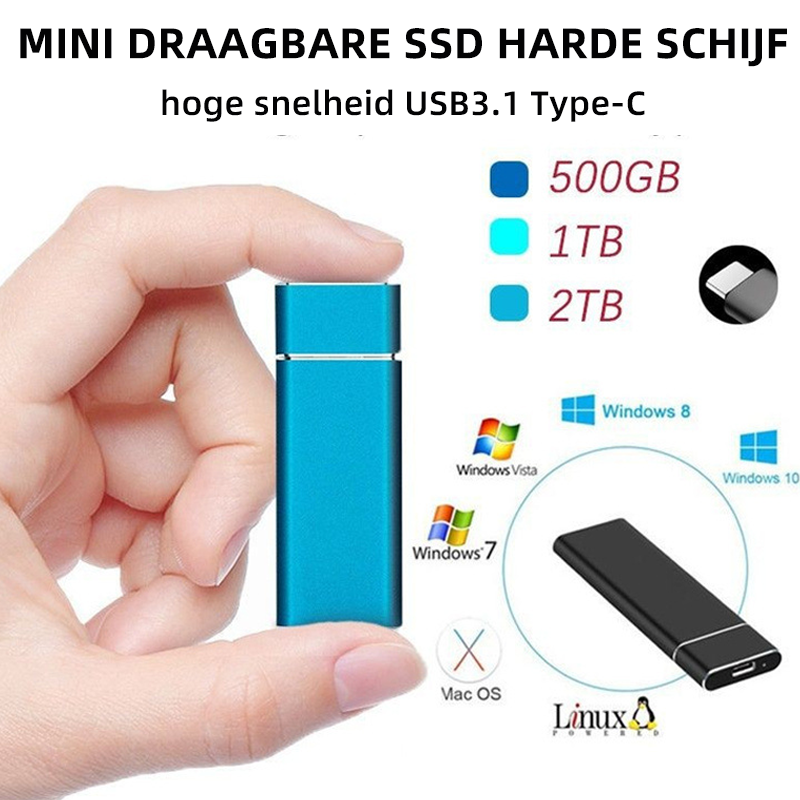 Fast Portable External Hard Disk Drive