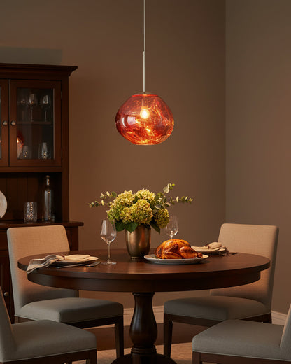Adjustable Metal Pendant Lighting Fixtures Silver Gold Rose