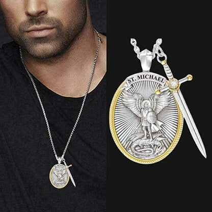Protective Archangel Michael Necklace