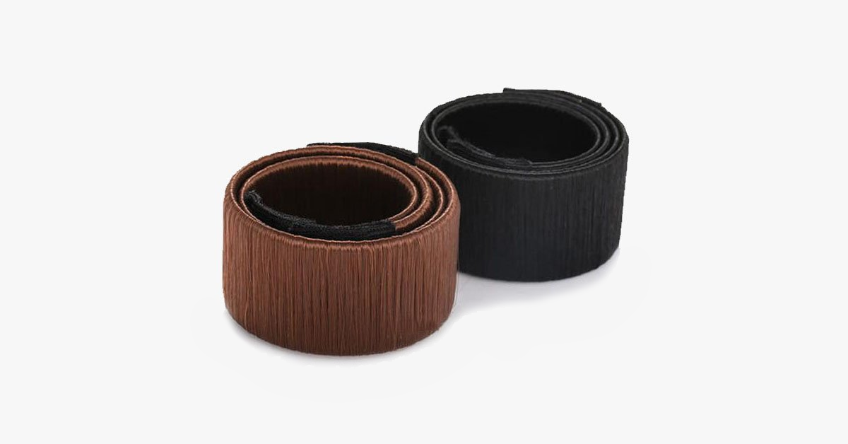 Easy Hair Bun Styling Wrap