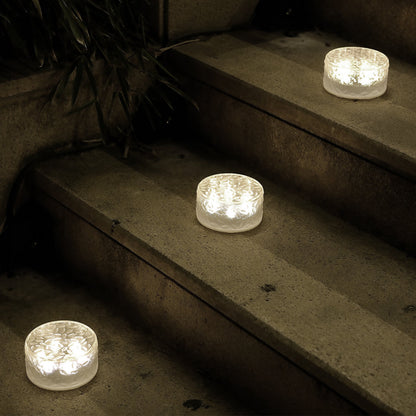 Colorful LED Ice Cube Outdoor Step Lights for Christmas