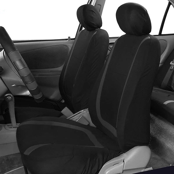 Premium 9pc Car Seat Cover Set - Universal Fit, Breathable