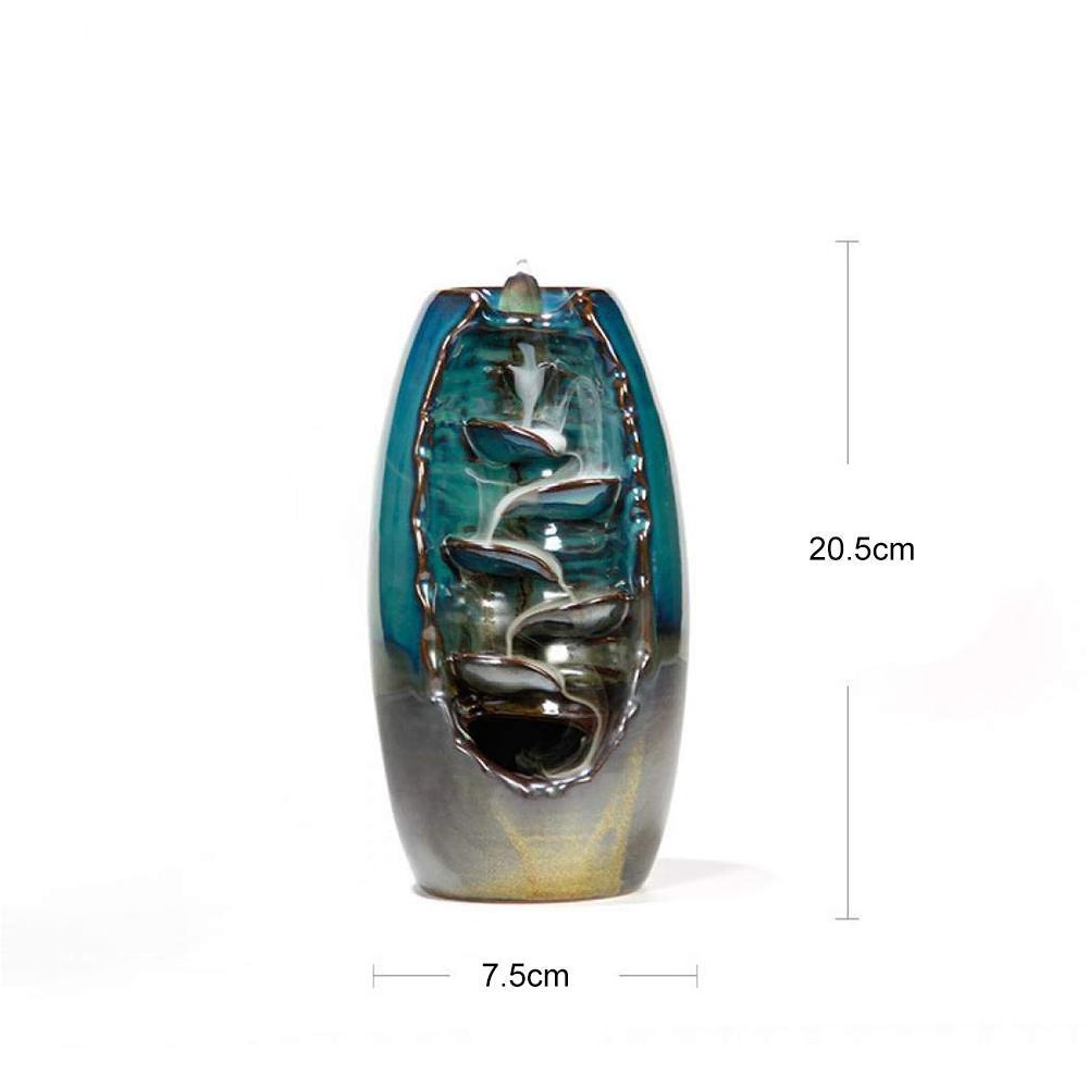 Natural Stone Waterfall Backflow Incense Burner