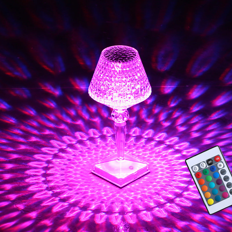 Sparkling Glass Desk Lamp