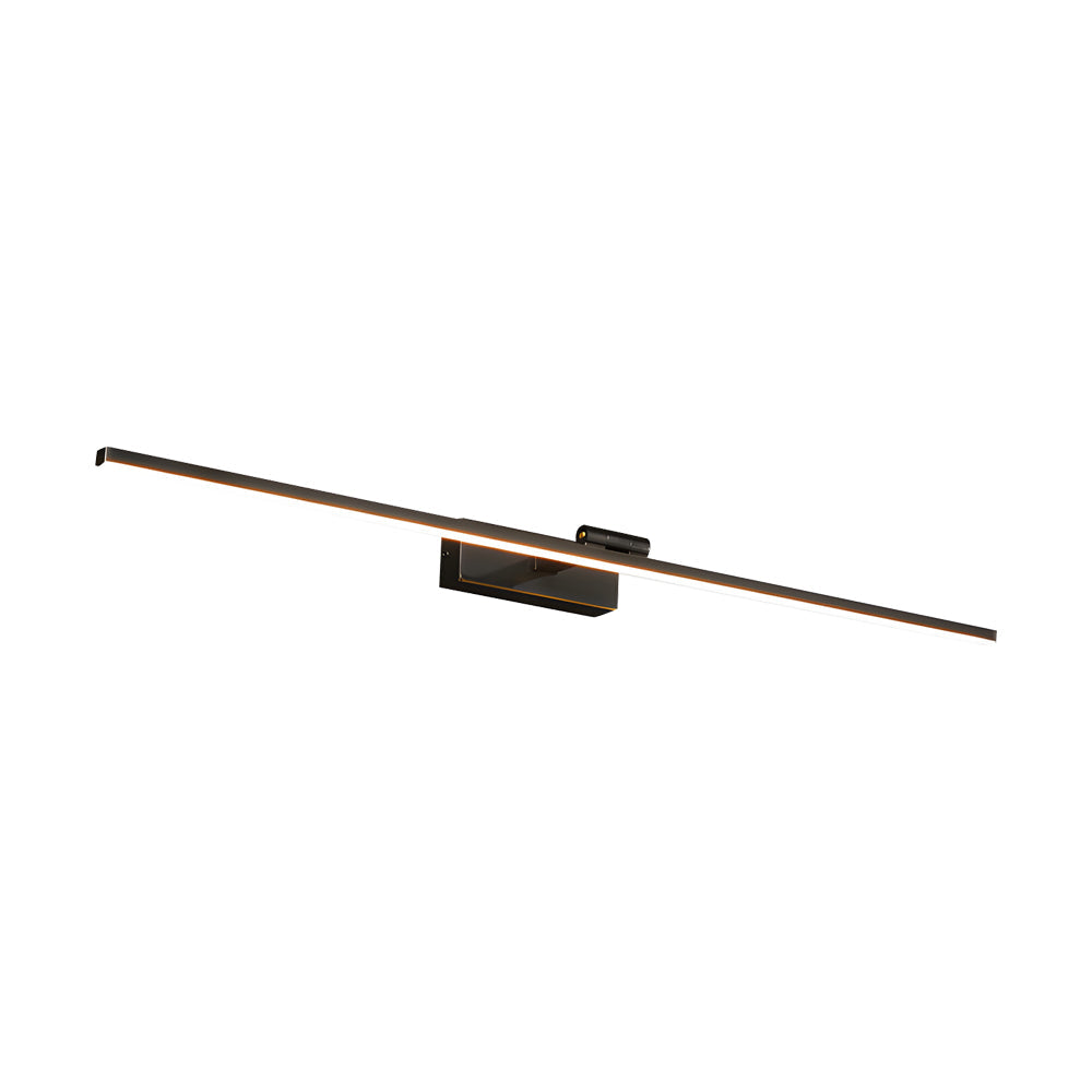 Contemporary Bronze Dimmable LED Bathroom Light Fixture