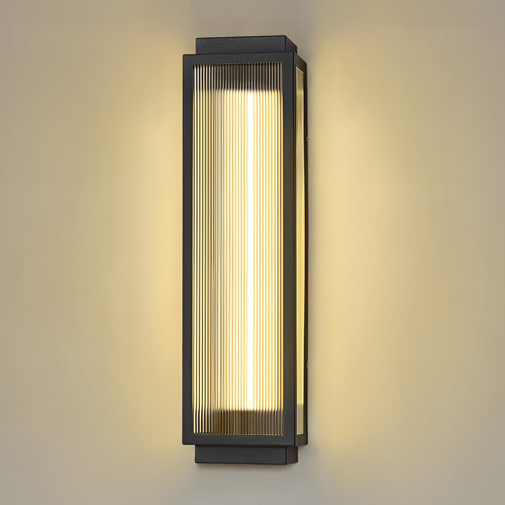 Outdoor Black LED Wall Light Fixtures Waterproof - Cofik
