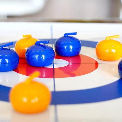 Compact Portable Curling Stone Set