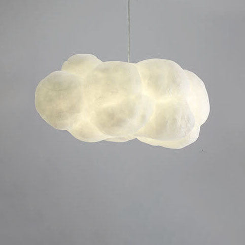 Sleek White Adjustable Hanging Ceiling Lamp