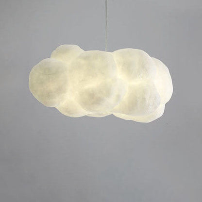 Sleek White Adjustable Hanging Ceiling Lamp