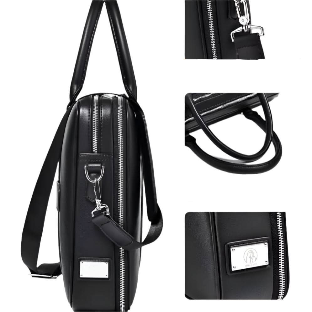 Professional Leather Laptop Crossbody Bag