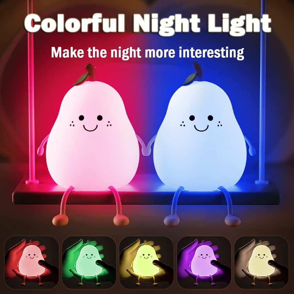 Stylish Plug in Night Lamp with USB and Soft Glow