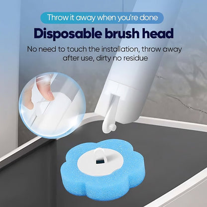 Soft Bristle Toilet Brush with Replaceable Head