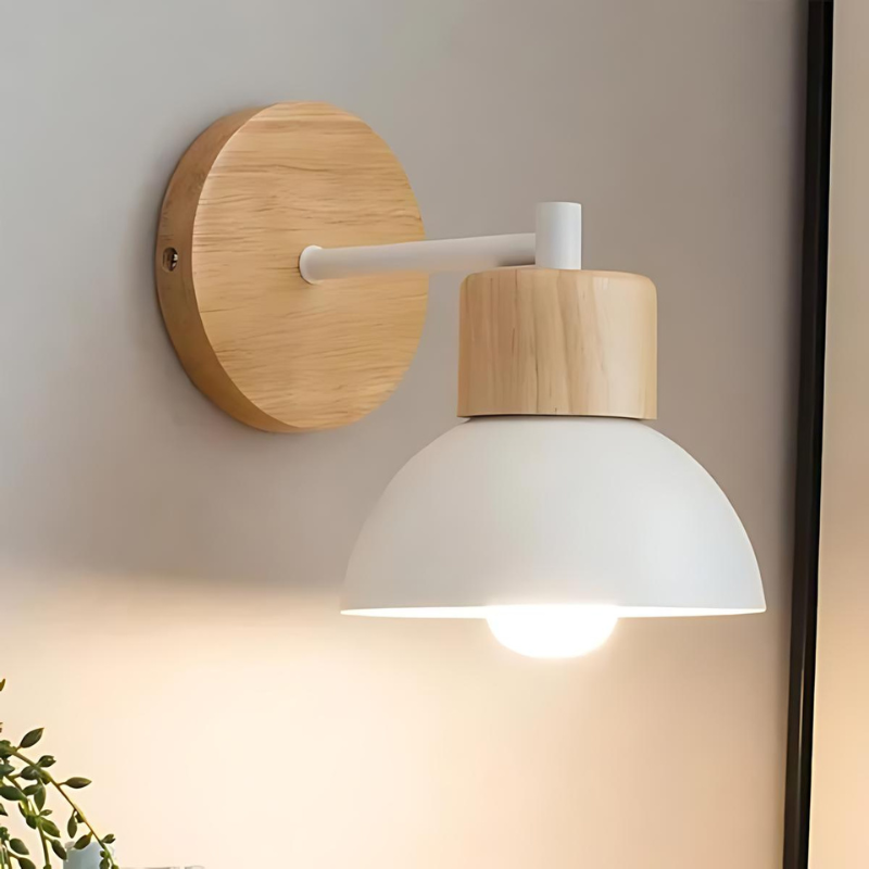 Rustic Wooden Wall Light for Cozy Homes - Cofik
