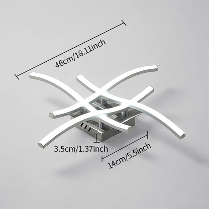 Sleek Metal LED Ceiling Lamp Noxord