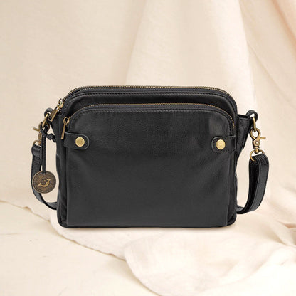 Premium Leather Crossbody Handbag