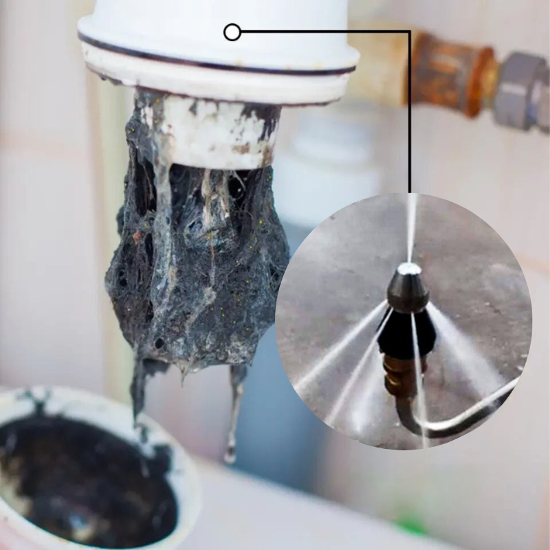 Powerful Drain Cleaning Jet Nozzle