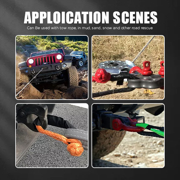 Heavy Duty Pulley Recovery Winch Rope