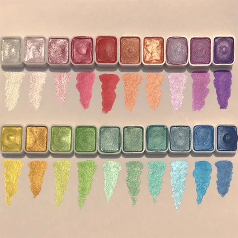 Vibrant Watercolor Art Supply Kit