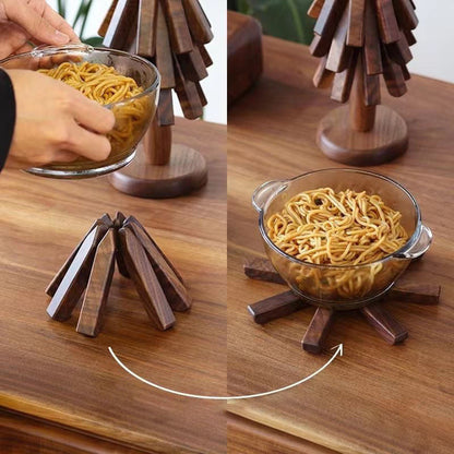 Natural Wooden Thermal Floor Mat
